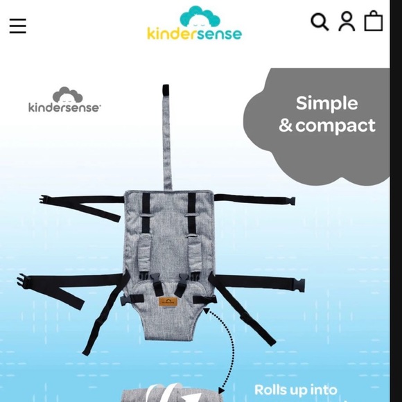 llulluby Fabric Baby Portable High Chair - Picture 4 of 4